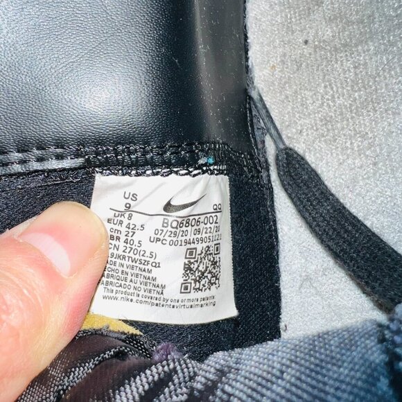 Nike Blazer Mid 77 Vintage Men's Size 9 US BQ6806-002 Black Athletic Shoes - Picture 8 of 16